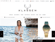 Tablet Screenshot of klasse14.com